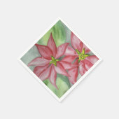 Kerstfeestdag in Poinsettia Servet (Hoek)