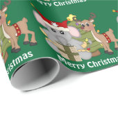 kerstfeestdag inpakpapier (Rol Hoek)