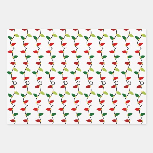 kerstfeestdag inpakpapier vel (Voorkant 3)