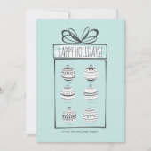 Kerstfeestdag Kaart (Voorkant)