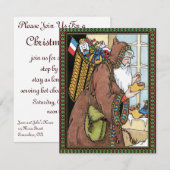  kerstfeestdag kaart (Voorkant / Achterkant)