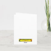 Kerstfeestdag Kayak-kaart Feestdagen Kaart (Achterkant)