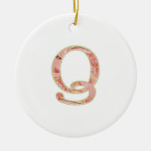 kerstfeestdag keramisch ornament (Voorkant)