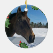 kerstfeestdag keramisch ornament (Achterkant)