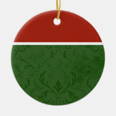 kerstfeestdag keramisch ornament (Voorkant)