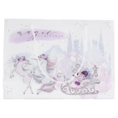 Kerstfeestdag - Kerstakermagisch - Unicorns Groot Cadeauzakje (Achterkant)