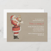 Kerstfeestdag  kerstfeestdag kaart (Voorkant / Achterkant)