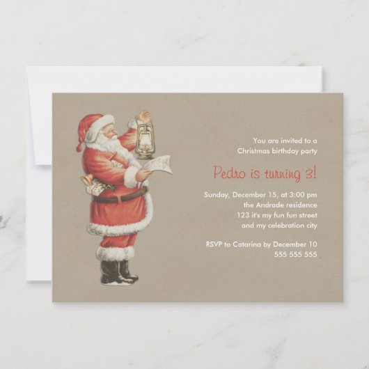 Kerstfeestdag  kerstfeestdag kaart (Voorkant)