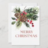 Kerstfeestdag kerstfeestdag kaart (Achterkant)