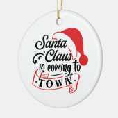 kerstfeestdag kerstfeestdag keramisch ornament (Links)