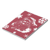 Kerstfeestdag kerstfeestdag notitieblok (Gedraaid)