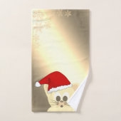 Kerstfeestdag, kerstkerstmis, kerstmis, Snowflakes Bad Handdoek (Handdoek)