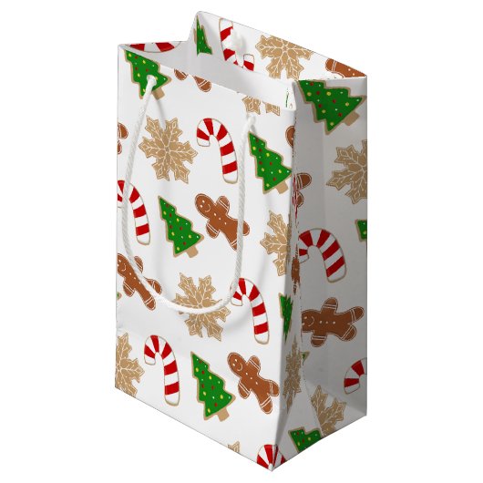 kerstfeestdag klein cadeauzakje (Voorkant Gekanteld)