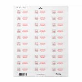 kerstfeestdag: label (Full Sheet)