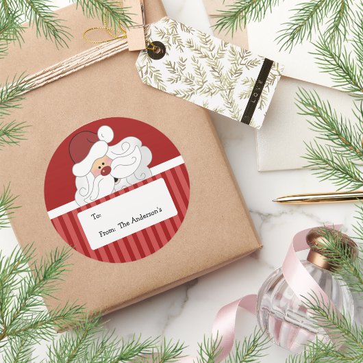 kerstfeestdag Label stickers voor kerstmis met ker