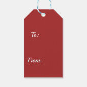  kerstfeestdag Labels Cadeaulabel (Achterkant)