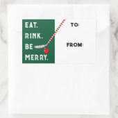 Kerstfeestdag - Labels met kerstcadeautjes (Tas)