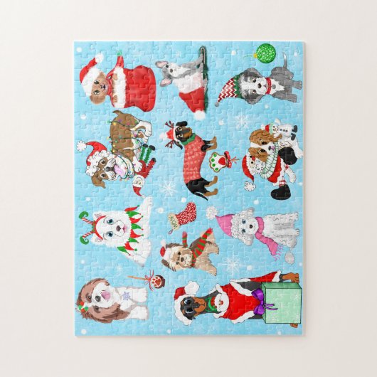 Kerstfeestdag Legpuzzel (Verticaal)