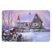 Kerstfeestdag Magnet Magneet (Horizontaal)