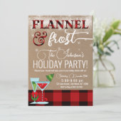 Kerstfeestdag met flatpanel en voorste cocktail kaart (Staand voorkant)