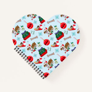 Kerstfeestdag met Goofy Bulldog Notitieboek