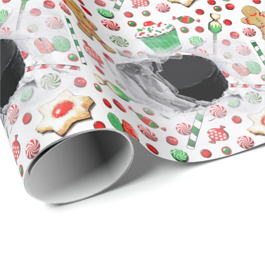 Kerstfeestdag met hoge frequentie cadeaupapier (Rol Hoek)