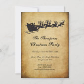 kerstfeestdag met hoge rendieren kaart (Voorkant)