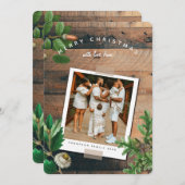 kerstfeestdag met houthakker (Voorkant / Achterkant)