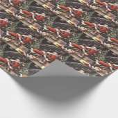 kerstfeestdag met kerst cadeaupapier (Hoek)