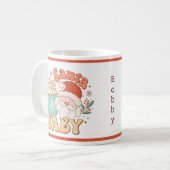 Kerstfeestdag met kerstcadeaus koffiemok (Voorkant links)