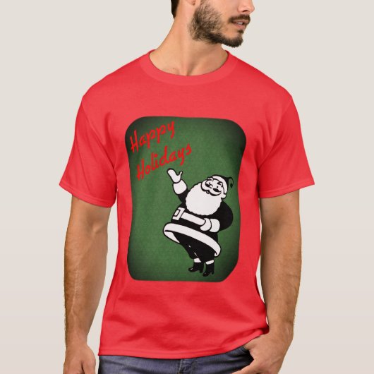 Kerstfeestdag met kerstcadeaus t-shirt (Voorkant)