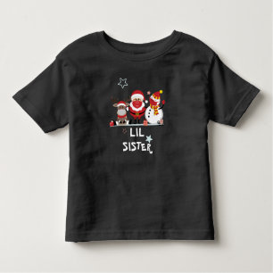 Kerstfeestdag met kerstfeest zuster kinder shirts