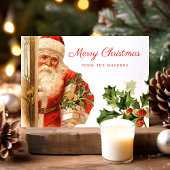  kerstfeestdag met kerstmis briefkaart