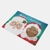 Kerstfeestdag met Kerstmis en Kerstmis Deurmat (Schuin)