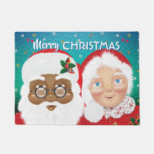 Kerstfeestdag met Kerstmis en Kerstmis Deurmat