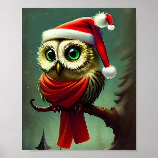 kerstfeestdag met kerstmis poster (Voorkant)