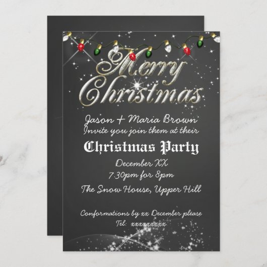  kerstfeestdag met meer dan één kerstdag kaart (Voorkant / Achterkant)