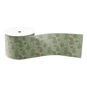 kerstfeestdag met ribbon grosgrain lint