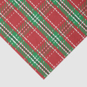 kerstfeestdag met rood kerstfeest tissuepapier (Detail)