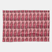 kerstfeestdag met Thanksgiving Cranberry Sauce Theedoek (Horizontaal)