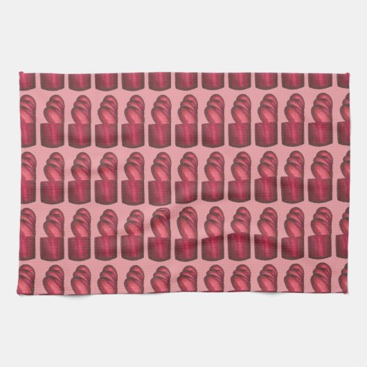 kerstfeestdag met Thanksgiving Cranberry Sauce Theedoek (Horizontaal)