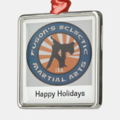 Kerstfeestdag Metalen Ornament (Links)