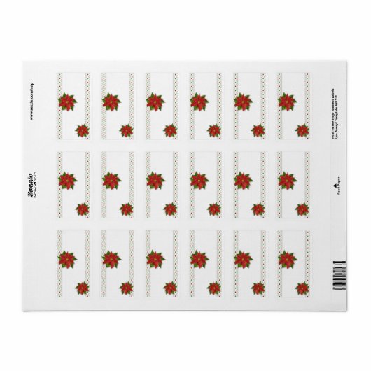 Kerstfeestdag Miniatuurstaafdeksels voor Snoepjes Etiket (Full Sheet)