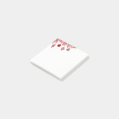 Kerstfeestdag na de feestdag post-it® notes (Schuin)