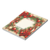 Kerstfeestdag Notitieblok (Gedraaid)