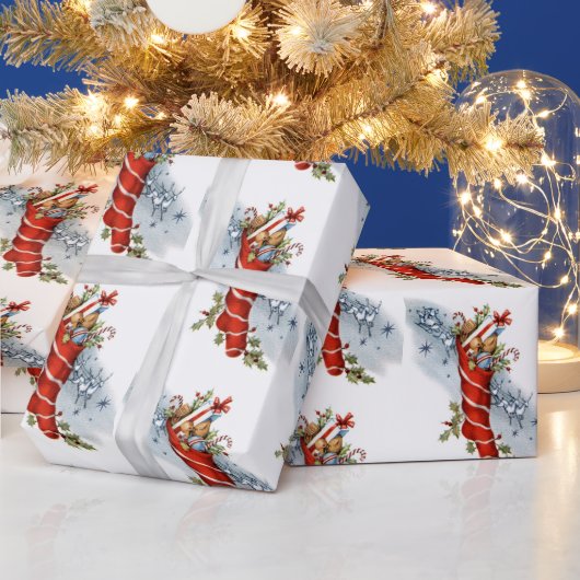 kerstfeestdag - omloop van de kerstfeestdag cadeaupapier (Feestdagen)