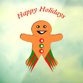 kerstfeestdag op maat raamsticker (Vel 3)