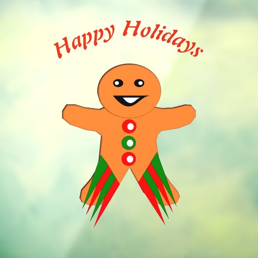 kerstfeestdag op maat raamsticker (Vel 3)