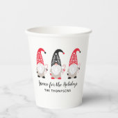 Kerstfeestdag Papieren Bekers (Voorkant)