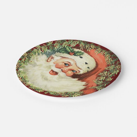 kerstfeestdag papieren bordje (Gekanteld)